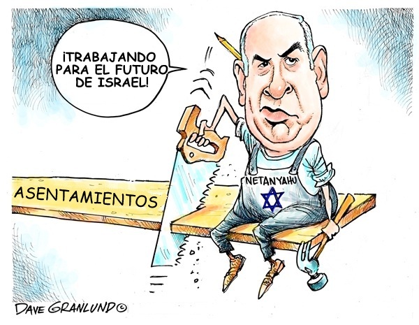 Bibi y su juego de continuar la construcción de asentamientos ilegales
